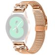 20mm Butterfly Milanese Band Samsung Galaxy Watch4   Watch4 Classic   Watch4 Active   Watch 5   Watch 5 Pro   Watch 5 Active Replace Strap - Rose Gold Online Hot Sale