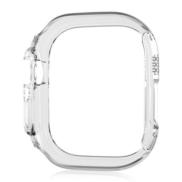 Apple Watch Ultra 2   Ultra 49mm Watch Frame Case Shock-Absorbent Bump Resistant Cover - Transparent on Sale