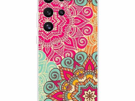 Imagine Samsung Galaxy S24 Ultra cover - Flower Pattern Cheap