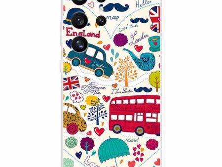 Imagine Samsung Galaxy S24 Ultra cover - Red Bus For Cheap