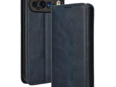 Bofink Vintage Google Pixel 9 Pro XL leather case - Blue Cheap