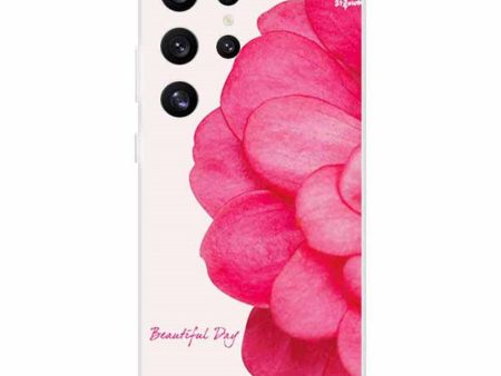 Imagine Samsung Galaxy S24 Ultra cover - Pink Flower Supply