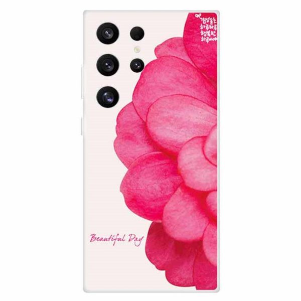 Imagine Samsung Galaxy S24 Ultra cover - Pink Flower Supply