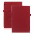 Huawei MediaPad T3 10 foldable PU leather flip case - Red Online Sale