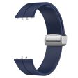 Samsung Galaxy Fit3 Replacement Wrist Band Soft Silicone Watch Band with Magnetic Folding Buckle - Blue on Sale