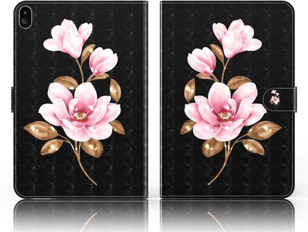 Lenovo Tab M10 pattern leather flip case - Flower For Cheap