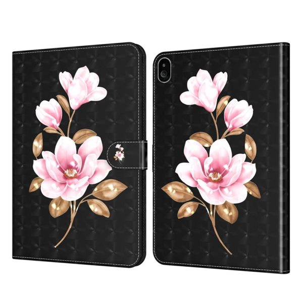 Lenovo Tab M10 pattern leather flip case - Flower For Cheap