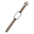 Xiaomi Redmi Watch 2 Replacement Ice Cube Texture Flexible Watch Strap - Tea Brown For Discount