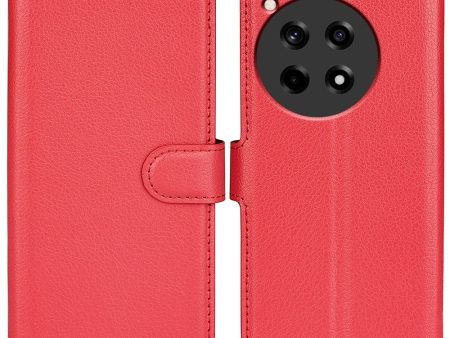 Classic OnePlus 12R   OnePlus Ace 3 flip case - Red Online Hot Sale