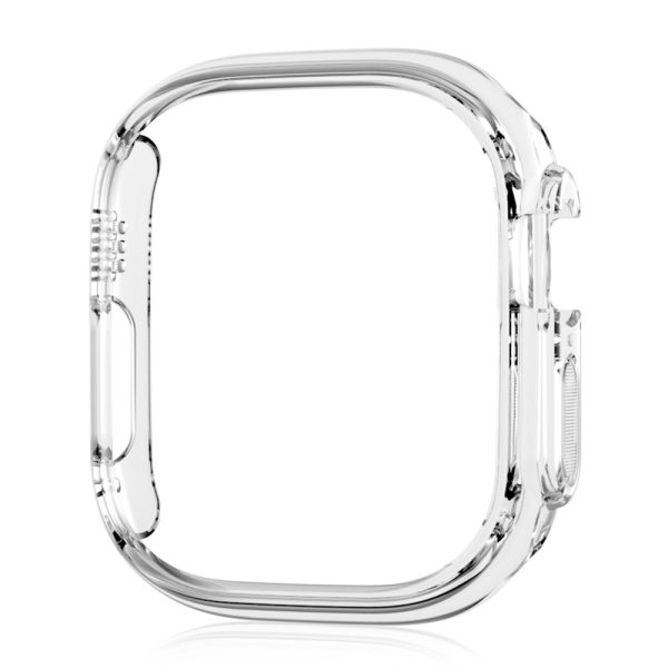 Apple Watch Ultra 2   Ultra 49mm Watch Frame Case Shock-Absorbent Bump Resistant Cover - Transparent on Sale