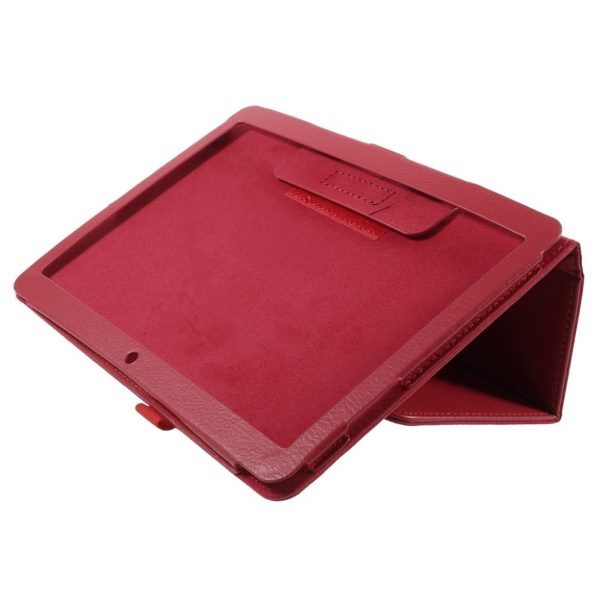 Huawei MediaPad T3 10 foldable PU leather flip case - Red Online Sale