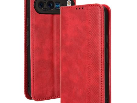 Bofink Vintage Google Pixel 9 Pro XL leather case - Red Online now