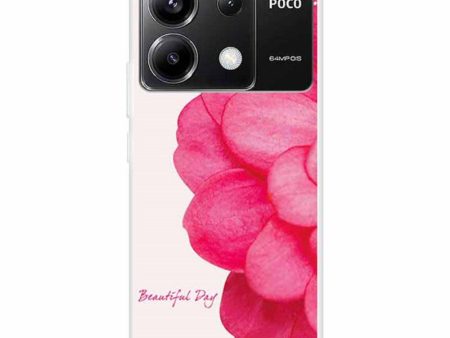 Imagine Xiaomi Redmi Note 13 Pro 5G   Xiaomi Poco X6 cover - Pink Flower Sale