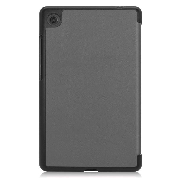 Lenovo Tab M7 litchi leather flip case - Grey Discount