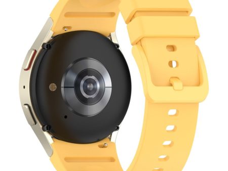 20mm Samsung Galaxy Watch 6   6 Classic   4   4 Classic silicone strap - Yellow Online