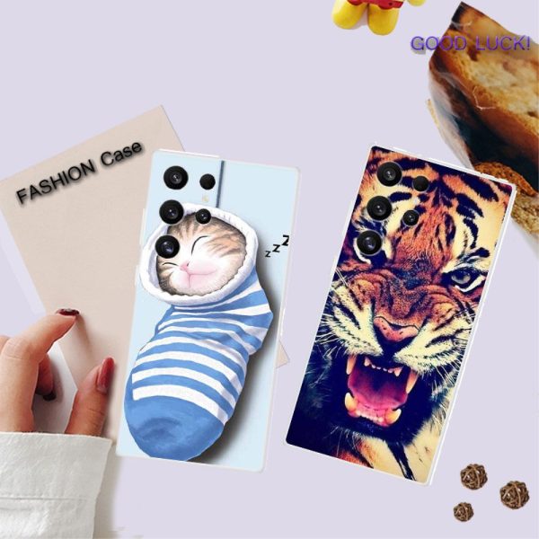 Imagine Samsung Galaxy S24 Ultra cover - Socks And Cat Cheap