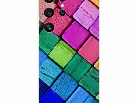 Imagine Samsung Galaxy S24 Ultra cover - Colorful Block Online now