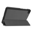 Lenovo Tab M7 litchi leather flip case - Grey Discount