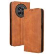 Bofink Vintage Infinix Smart 8 Pro   Realme 12 leather case - Brown For Discount