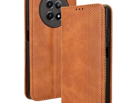 Bofink Vintage Infinix Smart 8 Pro   Realme 12 leather case - Brown For Discount