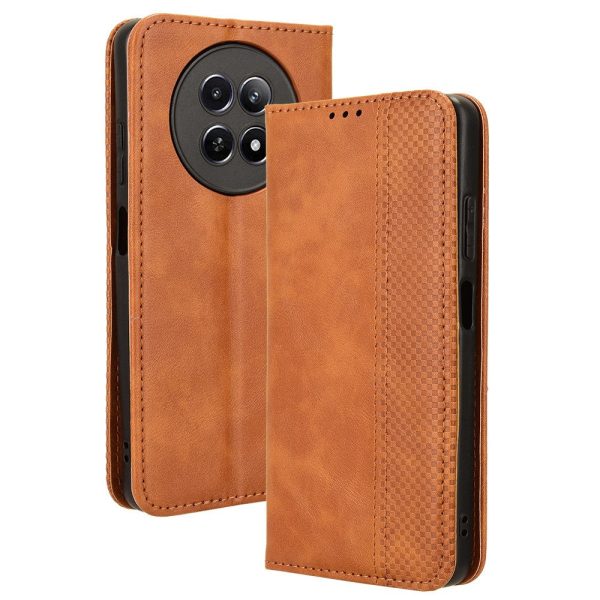 Bofink Vintage Infinix Smart 8 Pro   Realme 12 leather case - Brown For Discount