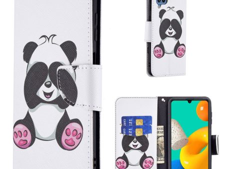 Wonderland Samsung Galaxy M32 flip case - Panda For Sale