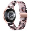 Watch Strap Garmin Forerunner 645   645 Music D-Shape Resin Bracelet Watchband - Pink+Black Sale