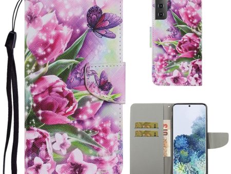 Wonderland Samsung Galaxy S21 flip case - Flower Online Hot Sale