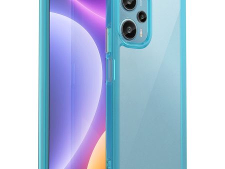 Xiaomi Redmi Note 12 Turbo   Xiaomi Poco F5 smart acrylic cover - Transparent Blue Sale