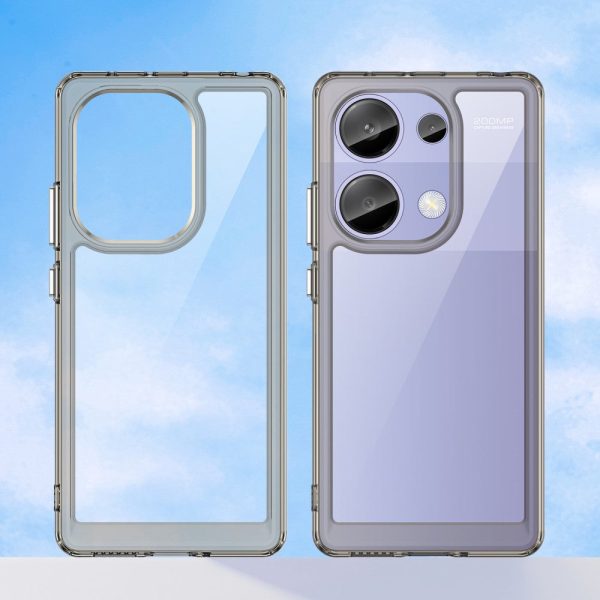 Xiaomi Redmi Note 13 4G Pro   Xiaomi Poco M6 Pro smart acrylic cover - Transparent Grey Online now