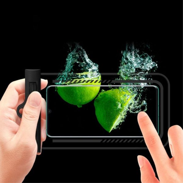 Universal waterproof pouch for 7.2 inch smartphone - Black on Sale