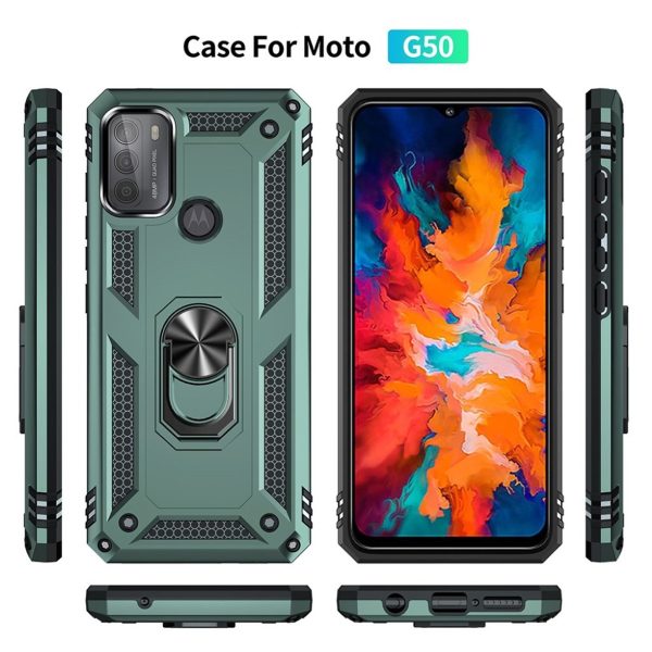 Bofink Combat Motorola Moto G50 case - Green Discount