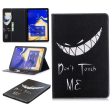 Samsung Galaxy Tab S4 patterned leather flip case - Don t Touch Me Online