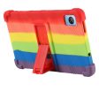 Blackview Tab 60 Silicone Tablet Case Scratch-resistant Back Cover with Bump Resistant Kickstand - Multi-color Online Sale