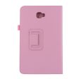 Litchi Grain Smart Leather Case Samsung Galaxy Tab A 10.1 (2016) T580 T585 - Pink Online now