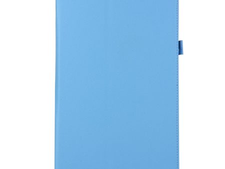 Litchi Grain Smart Leather Case Samsung Galaxy Tab A 10.1 (2016) T580 T585 - Baby Blue Sale