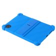 Blackview Tab 80 10.1 (2023) Tablet Case Bump Resistant Kickstand Soft Silicone Protective Cover - Dark Blue Online Hot Sale