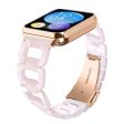 Xiaomi Smart Band 8 Pro Smart Watch D-Shape Strap Resin Bracelet Watchband Replacement - Mermaid Pink Online Sale