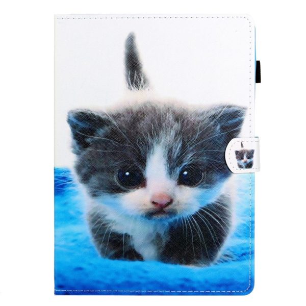 Huawei MediaPad M5 Lite 10 pattern leather flip case - Cat Online Sale