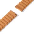 20mm Universal silicone magnetic lock watch strap - Beige Online now