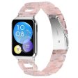 Xiaomi Smart Band 8 Pro Smart Watch D-Shape Strap Resin Bracelet Watchband Replacement - Light Pink Online now