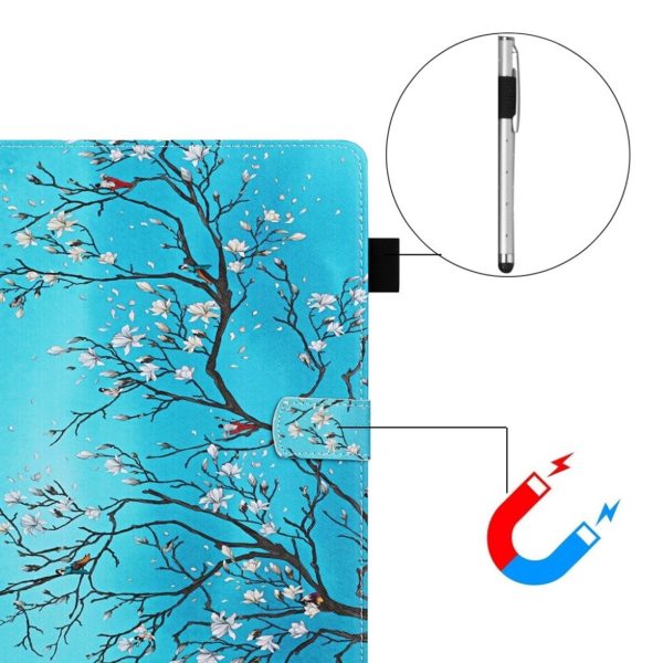 Lenovo Tab P11 cool pattern leather case - Flower Tree For Cheap