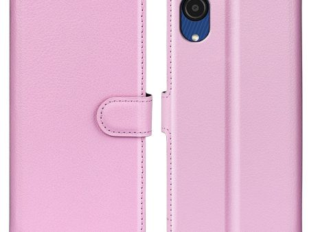 Wonderland Samsung Galaxy A03 Core flip case - Pink For Sale