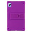 Blackview Tab 60 Silicone Tablet Case Scratch-resistant Back Cover with Bump Resistant Kickstand - Purple Sale