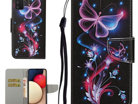 Wonderland Samsung Galaxy A02s flip case - Beautiful Butterfly Discount