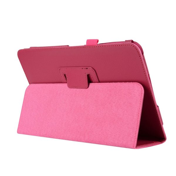 Litchi Grain Smart Leather Case Samsung Galaxy Tab A 10.1 (2016) T580 T585 - Rose For Sale