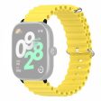 Xiaomi Redmi Watch 4 Silicone Watch Band Wrist Strap with Alloy Connector - Yellow Online Sale