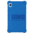 Blackview Tab 60 Silicone Tablet Case Scratch-resistant Back Cover with Bump Resistant Kickstand - Dark Blue Cheap