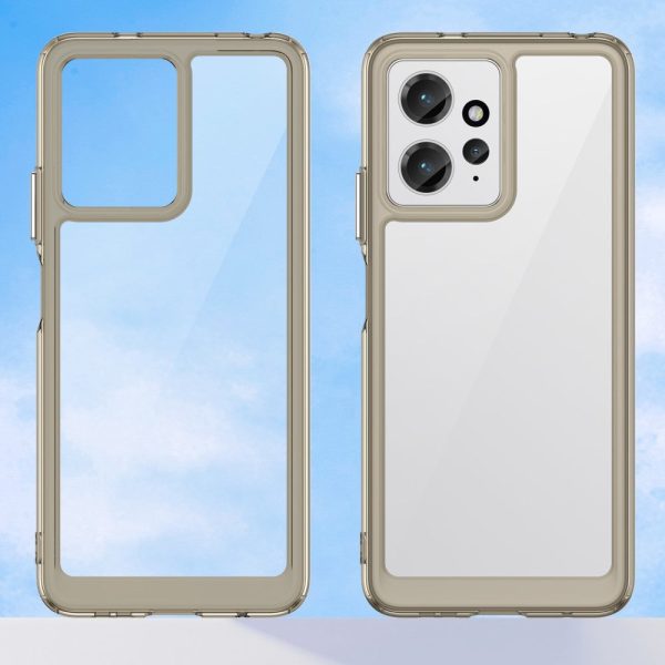 Xiaomi Redmi Note 12 smart acrylic cover - Transparent Grey Discount