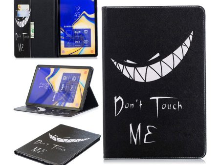 Samsung Galaxy Tab S4 patterned leather flip case - Don t Touch Me Online